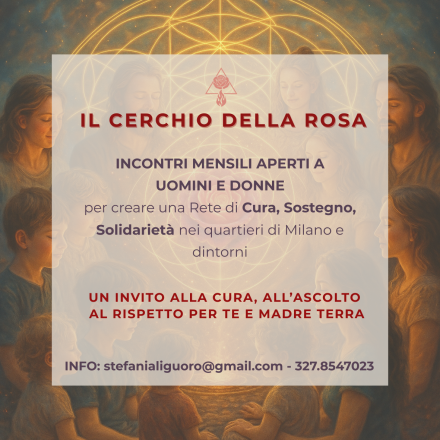 Il cerchio della rosa approda nei quartieri di milano dal 2 ottobre!