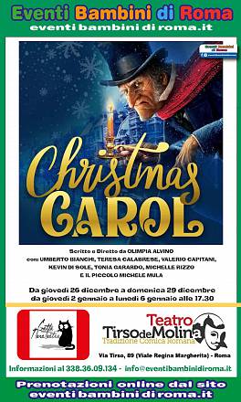Spettacolo teatrale per bambini christmas carol  - canto di natale