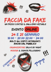 Faccia da fake. un passo contro il bullismo virtuale