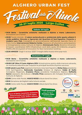 Alghero urban fest - festival delle aiuole
