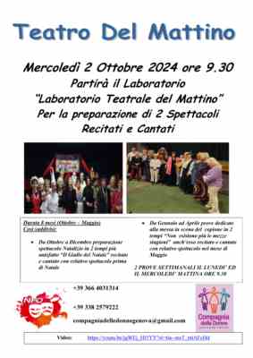 Laboratorio teatrale serale