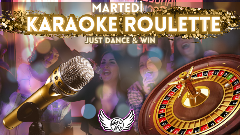 Martedì serata karaoke con messaggeria e ruota della fortuna da angeli rock