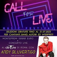 Call for live - music festival