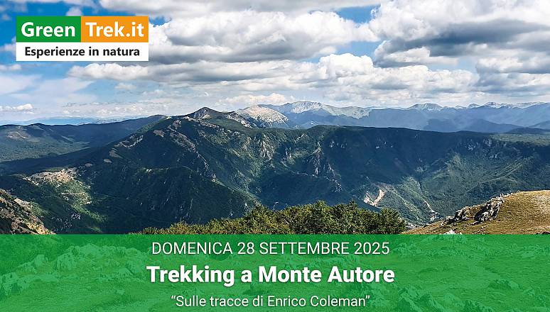 Trekking a monte autore - sulle tracce di enrico coleman