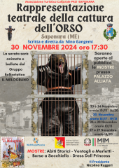 Senzionale!!!! la cattura dell'orso – rievocazione storica a saponara (me)