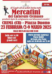 25a edizione mercatini del carnevale cremasco