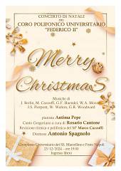 Concerto di natale del coro polifonico universitario federico ii