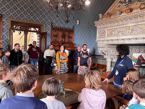 Visita interattiva a castello d'albertis: giochi, quiz e indovinelli guideranno il vostro percorso