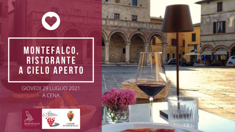 Montefalco, ristorante a cielo aperto