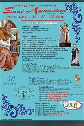 Festeggiamenti in onore di san agostino san sebastiano santa rosa