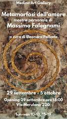 Mostra personale di massimo falegnami metamorfosi dell'amore