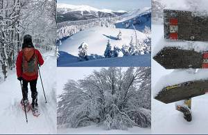 passeggiate invernali con le ciaspole nelle montagne toscane