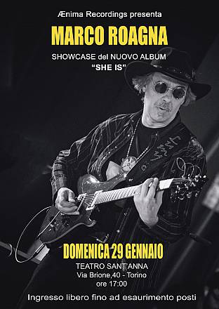 Marco roagna presenta il nuovo album she is