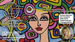 Inaugurazione mostra personale di loredana lolo gianolio