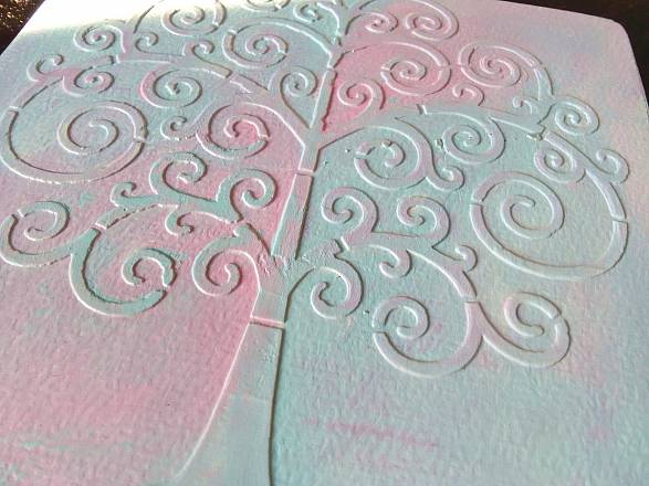 Workshop individuale di arte a domicilio | creiamo insieme dei sottobicchieri artistici con fantasia 3d albero della vita, mandala