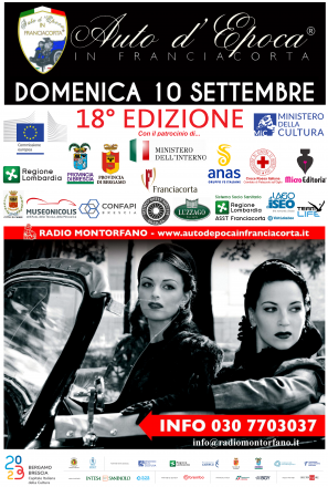 18° raduno auto d'epoca in franciacorta - 10 settembre 2023