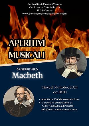 Aperitivi musicali - macbeth di giuseppe verdi