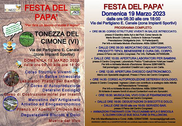 Festa del papà - per fare un tavolo ci vuole il legno