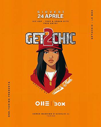 Giovedì 24/04/2025 hip hop - get2chic di dj rula (atipici / atpc) + dj fede @ one torino