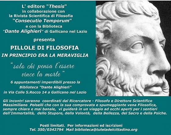 In principio era la meraviglia.... : sei incontri di filosofia a cura di massimiliano polselli