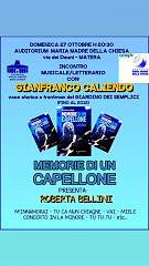'memorie di un capellone' talk musicale con gianfranco caliendo