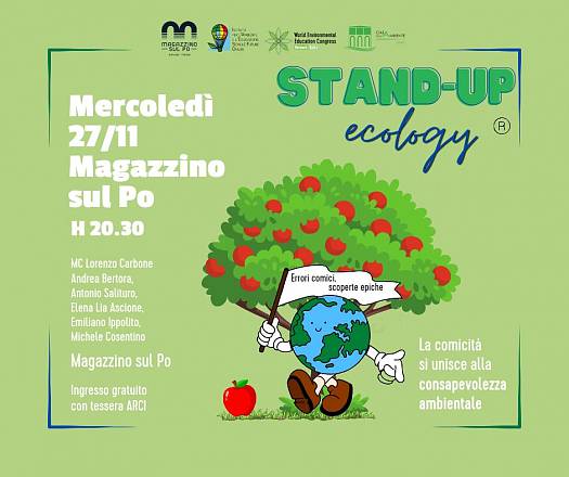 Stand up ecology - la comicità si unisce alla consapevolezza ambientale