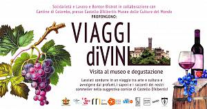Dal 28/06 al 26/07 viaggi divini a castello d'albertis, degustazione di vini e visita acco
