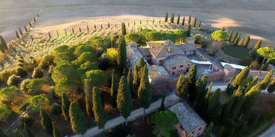 Tramonto sulle crete senesi