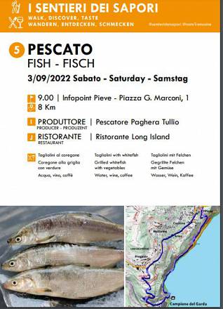 I sentieri dei sapori 2022 - pescato