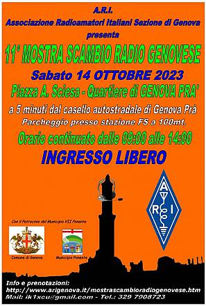 11° mostra scambio radio genovese