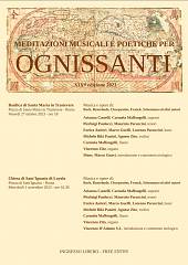 Meditazioni musicali e poetiche per ognissanti xixa edizione 2023