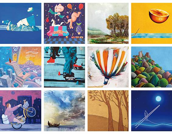 Presentazione del calendario 2024 della galleria mercurio arte contemporanea