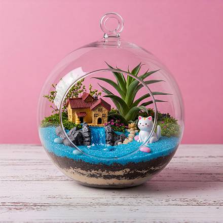 Laboratorio creativo adulti e bambini - crea un mini terrario kawaii
