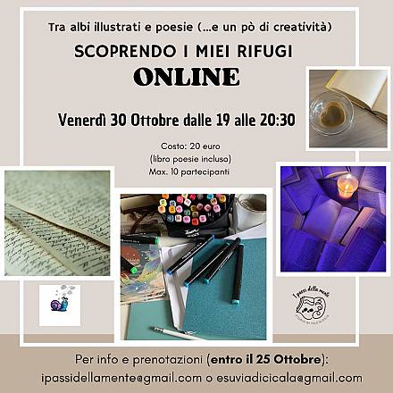 Scoprendo i miei rifugi- laboratorio tra albi illustrati, poesia e creativita'