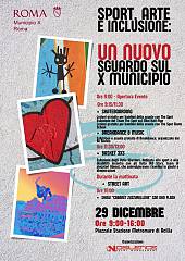 Sport, arte e inclusione: il 29 dicembre un evento di street art nel x municipio