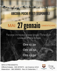 Mai dimenticare, 27 gennaio