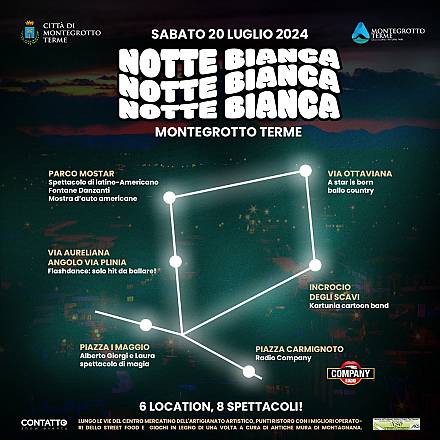 Notte bianca montegrotto terme