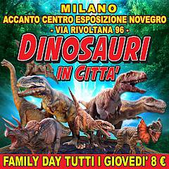 Arriva anche a milano segrate la mostra  dinosauri in citta', che sta girando l'italia con