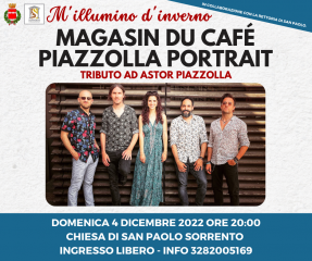 Magasin du café in piazzolla portrait