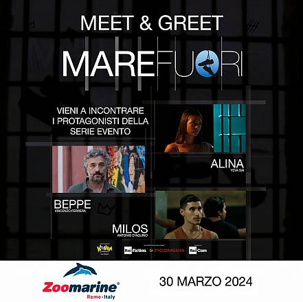 Pasqua ricca di sorprese. a zoomarine: alcuni protagonisti di “mare fuori, ma anche bing e flop e charlotte m.