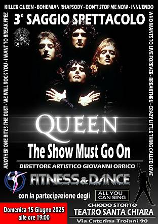 Musical dei queen a roma – 15 giugno al teatro santa chiara (chiodo storto)