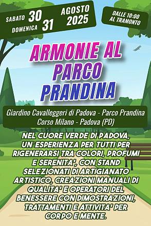 Armonie al parco prandina