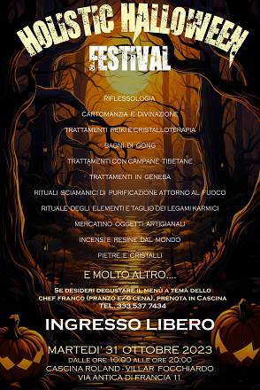 Holistic halloween festival