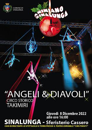 Angeli & diavoli - spettacolo di danza aerea e non solo del circo storico takimiri