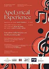 Ape lyrical experience gala dinner dell'epifania  5 gennaio 2025