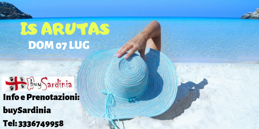 Tour delle spiagge con buysardinia | 1° tappa is arutas | dom 07 lug