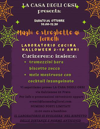 Laboratorio cucina halloween per bambini