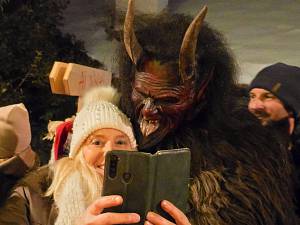 I krampus ai mercatini di natale