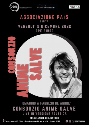 Consorzio anime salve in concerto - omaggio a fabrizio de andré