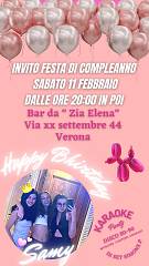 Compleanno samy al bar zia elens